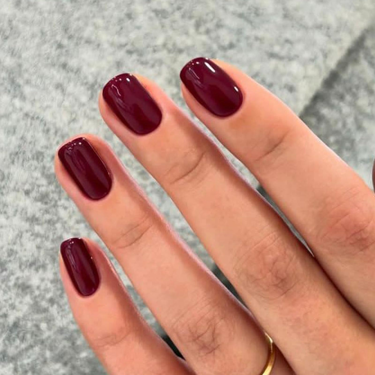 Modelones Extra Short Press on Nails, French Tips Squoval Fake Nails