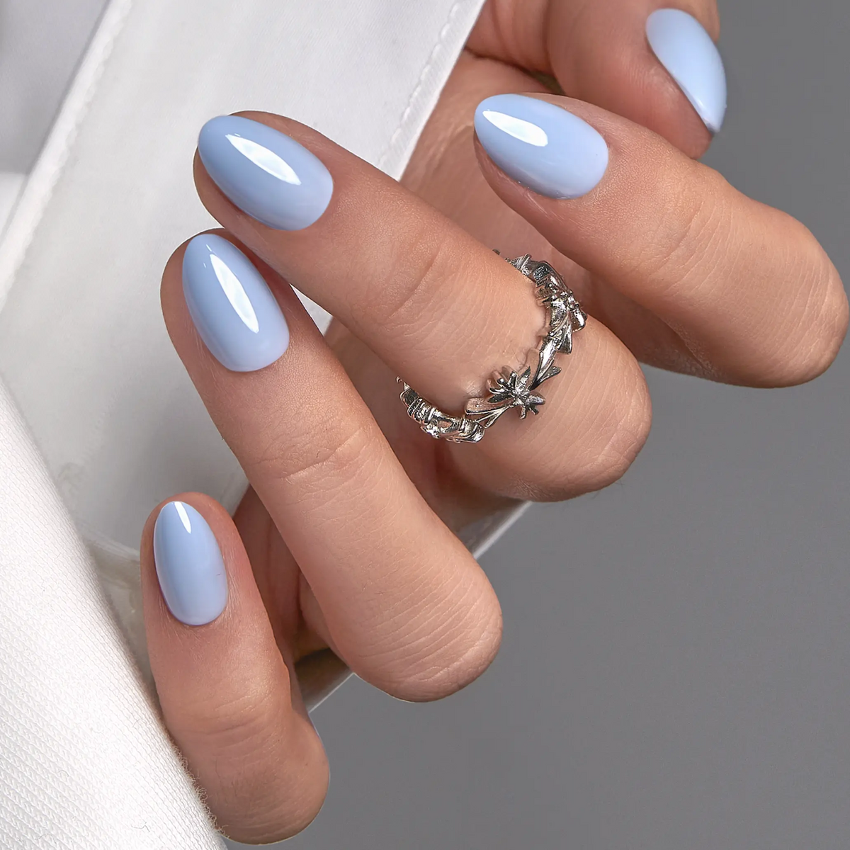 CurvLife Nailora Extra Short Almond Press-On Nails Collection – 30PCS Soft-Tapered Shape, Nude Pink, Glossy Minimal, Floral and Chic Everyday Styles, Reusable Salon-Look Nails for Daily Wear, Work, Dates and Effortless Polished Looks,sohochic