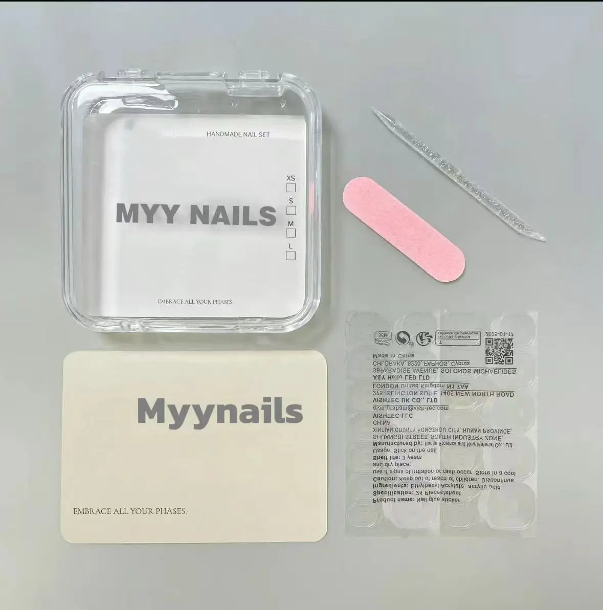 20sets handmade press-on nails selectable size and length random style--jojo