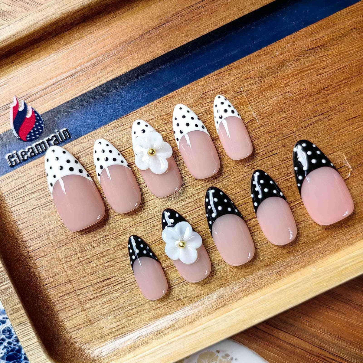 Handmade Press on Nails M Size 10 Pcs