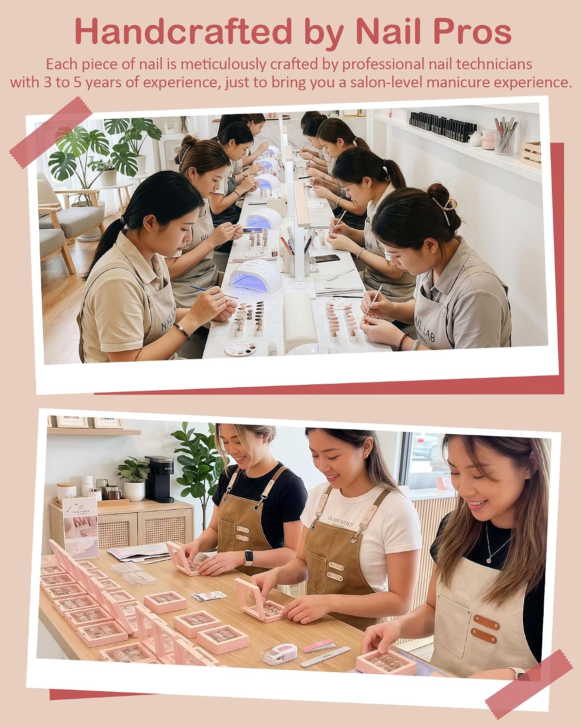 10Pcs Handmade Press On Nails 3D White Floral Luxury Diamond Coffin M