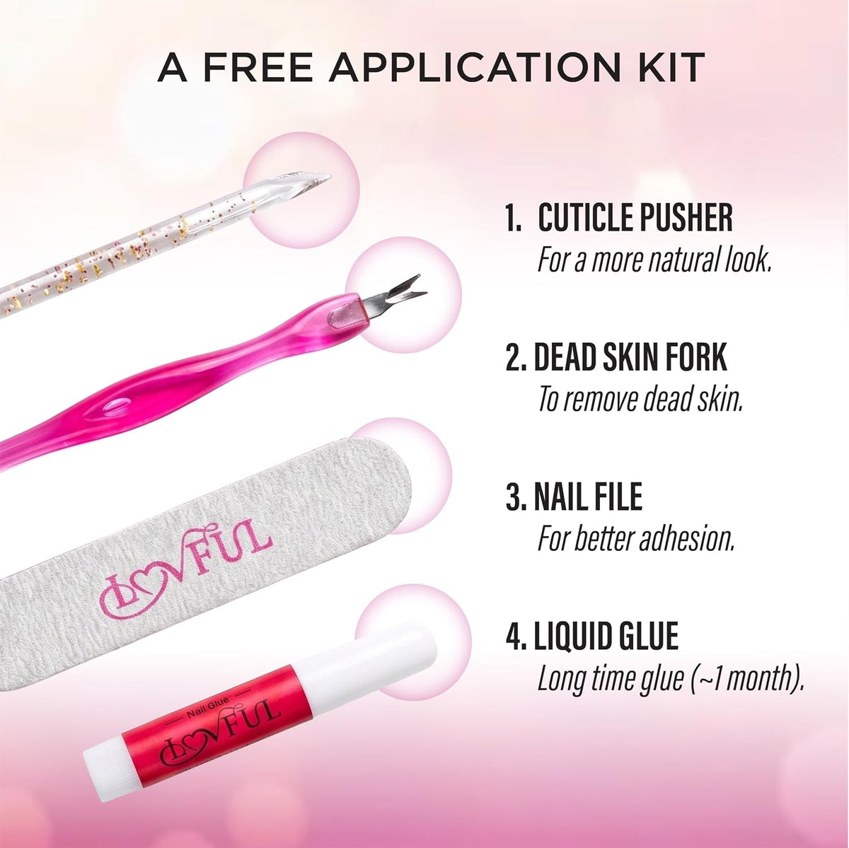 LOVFUL Reusable Press on Nails | Regal Glitz | Salon Quality Sustainable Style Handmade with Full Covered Crystals | Stiletto Mid Length 1.7 in | H259-L