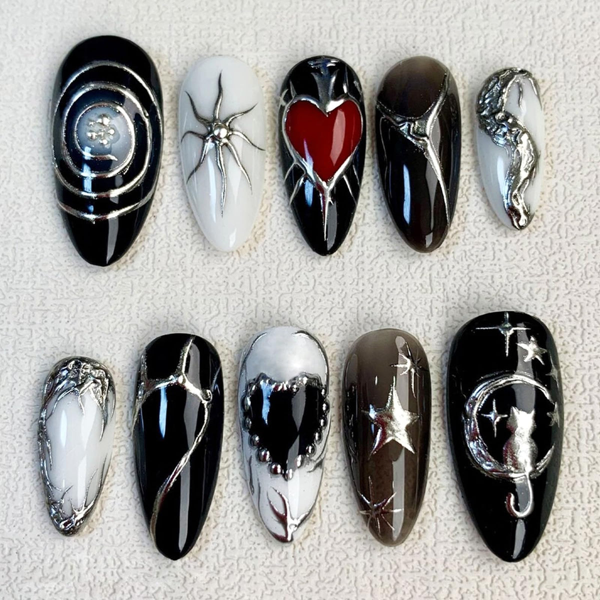 BABALAL Bridal Lace Press On Nails, Medium Almond Fake Nails with 3D White Floral & Pearl, Nude Ombre Acrylic Stick On Nails for Women 24Pcs