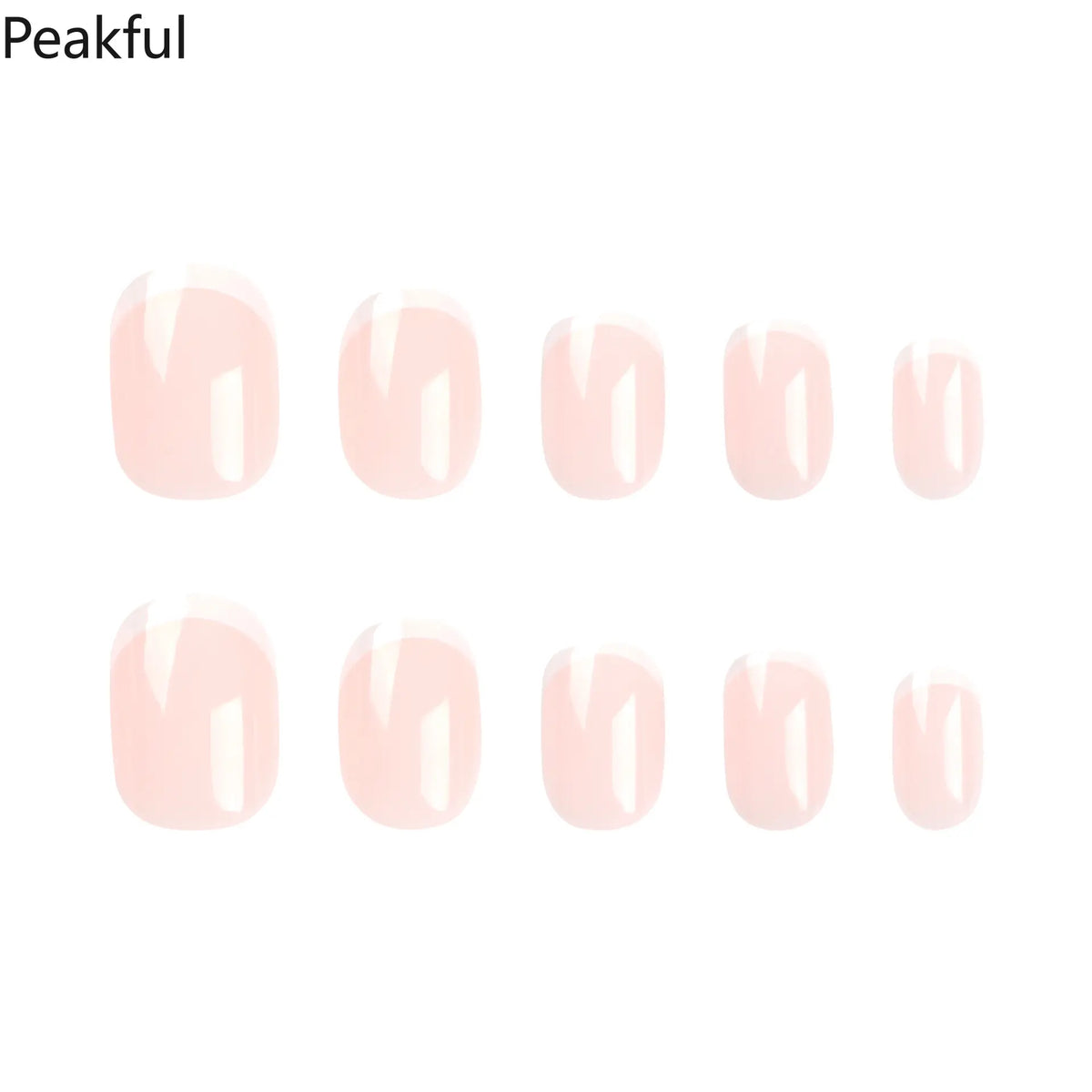 24Pcs Reusable Nude Press-On Nails, Short Square False Nails with Milky Sheer Finish, Simple Classic Fake Nails Kit for Women, Easy DIY Manicure, Ideal for Office, Weddings & Daily Wear