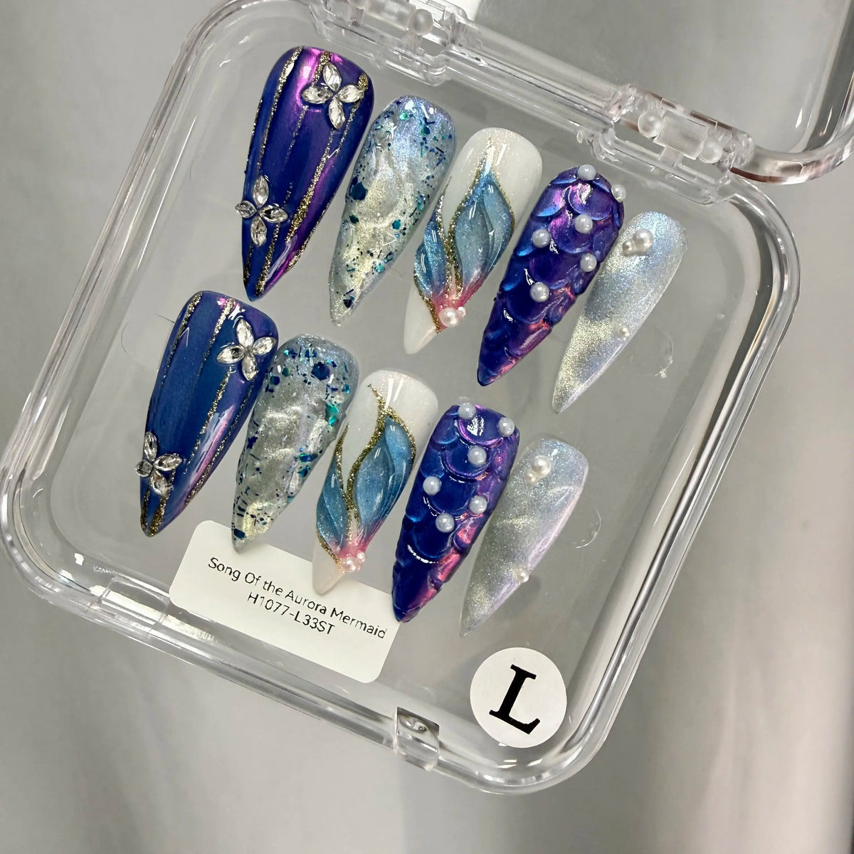 Promake 2026 Summer Handmade Press-On Nails Collection, 100% Luxury Easy Apply Set with Art Designs & Care Tools, Beach Ready Unique Look Sizes S-L, Salon-Quality at Home, Ready to Gift,sohochic