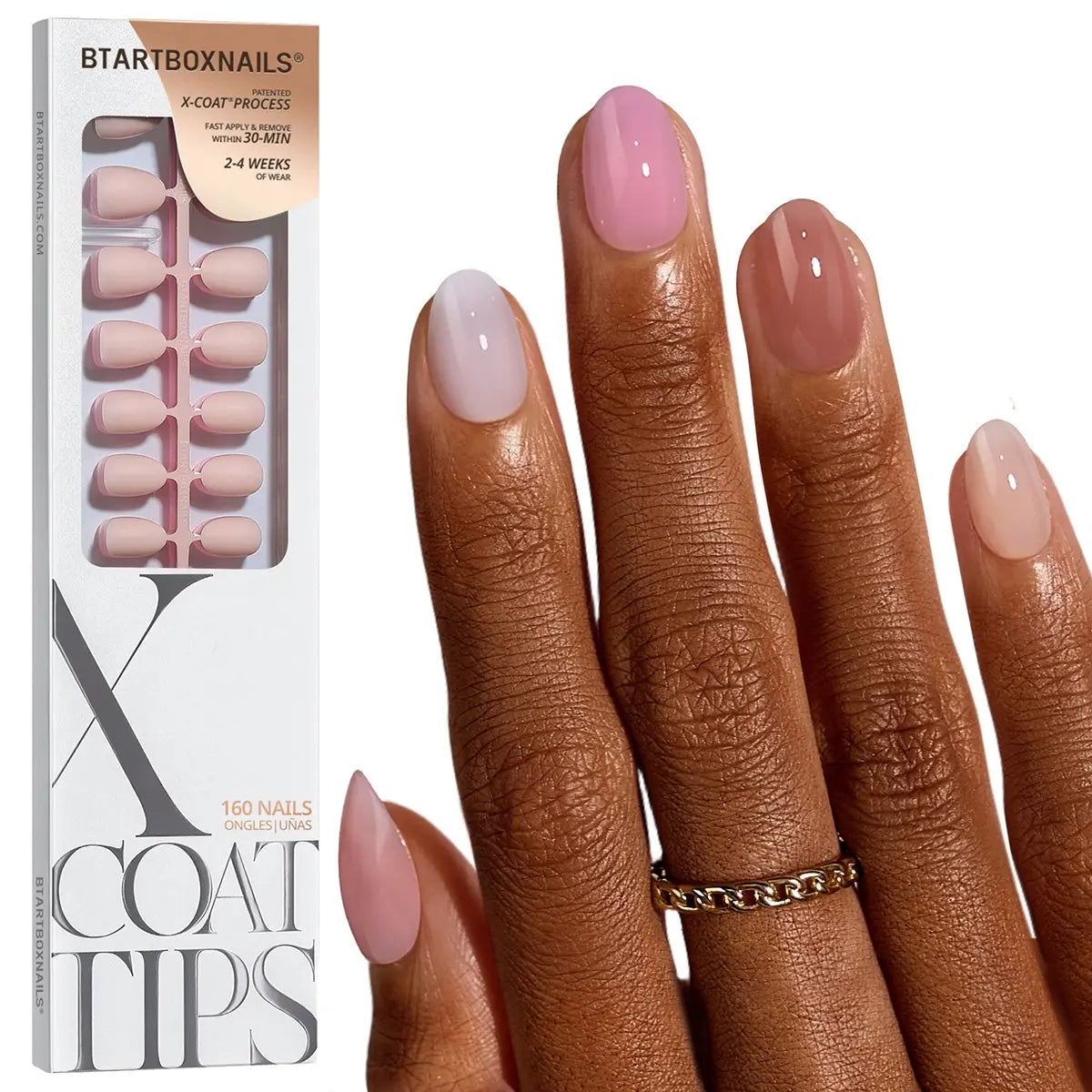 btartboxnails XCOATTIPS Soft Gel Nail Tips - Square or Almond or Coffin or Stiletto Press on Nails,4-Week Wear, Easy-to-Apply, Soak Off, Salon Quality Value at Home, 16 Size - 160 Fake Nails,sohochic