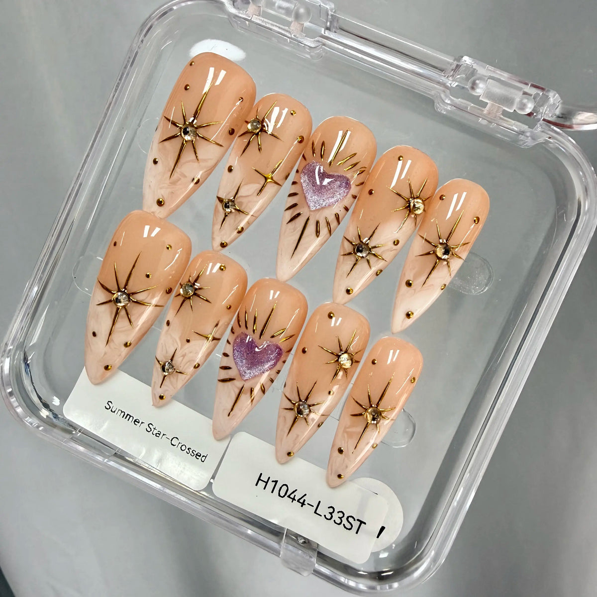 Promake 2026 Summer Handmade Press-On Nails Collection, 100% Luxury Easy Apply Set with Art Designs & Care Tools, Beach Ready Unique Look Sizes S-L, Salon-Quality at Home, Ready to Gift,sohochic