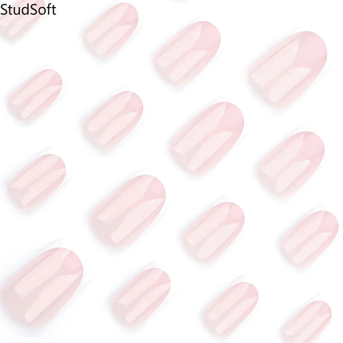 24PCS White French Tip Press on Nails Jelly Nude Fake Nails Full Cover Medium Square Classic False Fingernails Clean Fit Office Daily Wear, Clean Look, Corporate Office Wear, Medium Square Nails,back to school,back to school haul