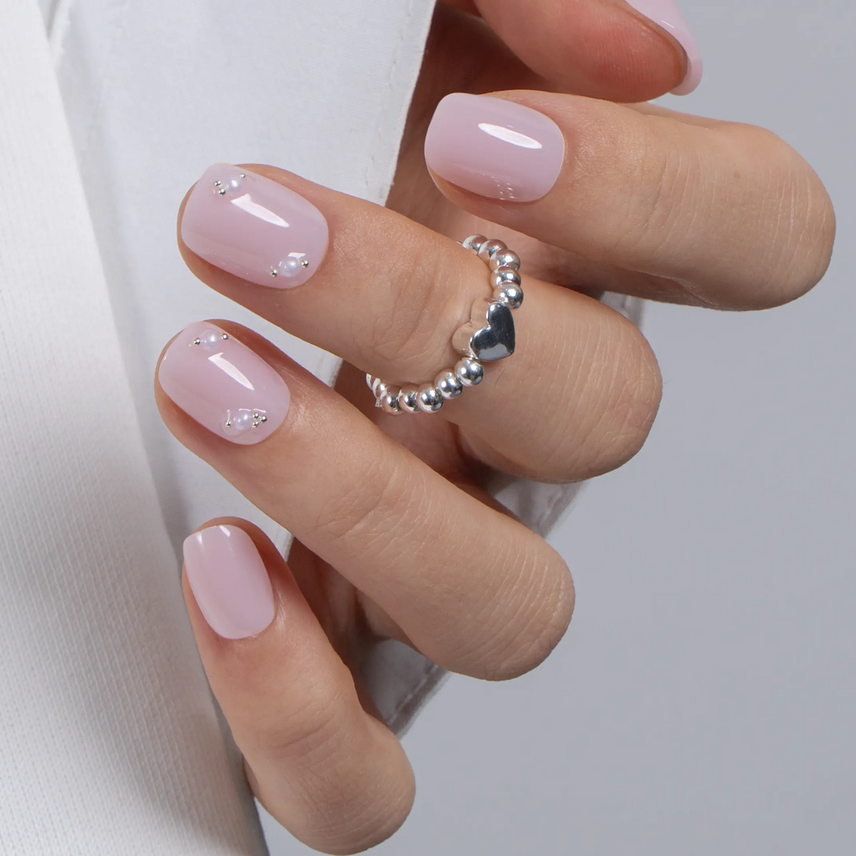 CurvLife Nailora Extra Short Squoval Press-On Nails Collection – 30PCS Soft-Square Shape, Solid Color, French, Ombre and Clean Everyday Styles, Reusable Salon-Look Nails for Daily Wear, Office, Weekend Outfits and Easy Polished Manicures,sohochic