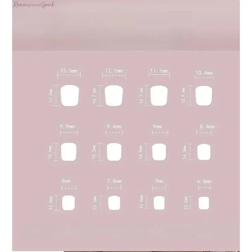 Women's 24Pcs Minimalist Short Square Press-On Nail Sets, Classic French-Tip Fake Nails, Easy-Apply DIY Manicure Kit for Everyday Wear