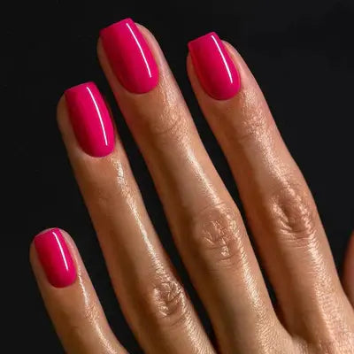 Cat Eye Burgundy Press On Nails | CurvLife Nail | 24pcs Short Square Fake Nails | Magnetic Gel Effect | Easy Apply, Long-Lasting | Daily & Business Nail Art