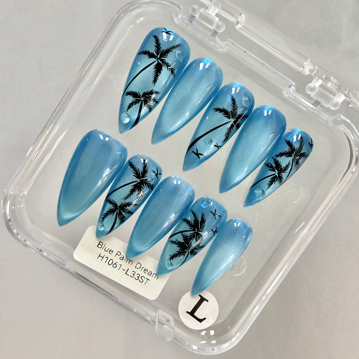 Promake 2026 Summer Handmade Press-On Nails Collection, 100% Luxury Easy Apply Set with Art Designs & Care Tools, Beach Ready Unique Look Sizes S-L, Salon-Quality at Home, Ready to Gift,sohochic