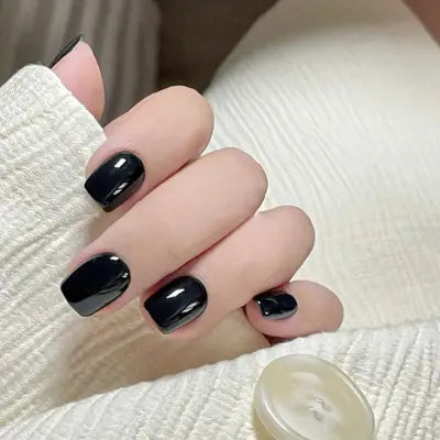 Burgundy Bling Glitter Press On Nails | CurvLife Nail | 24pcs Short Square Fake Nails | Glossy Deep Burgundy Finish with Sparkling Accents | Easy to Apply, Comfortable & Long-Lasting Hold |  Evening , Cocktail Parties, Weddings & Glamorous Events