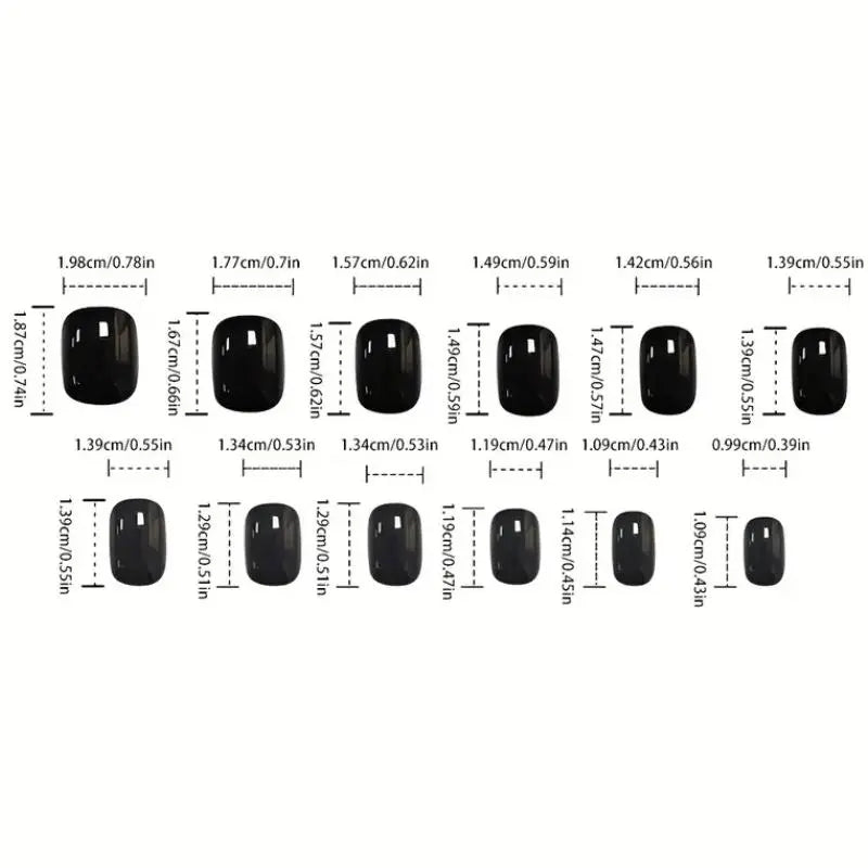 Leopard Print Fake Nails Kit, 24pcs Bow Decor Short Square False Nails for Women & Girls DIY Nail Art, Effortless Press on Nails Manicure Set, Christmas, Christmas Gift