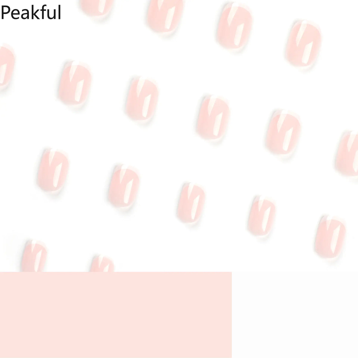 24Pcs Reusable Nude Press-On Nails, Short Square False Nails with Milky Sheer Finish, Simple Classic Fake Nails Kit for Women, Easy DIY Manicure, Ideal for Office, Weddings & Daily Wear