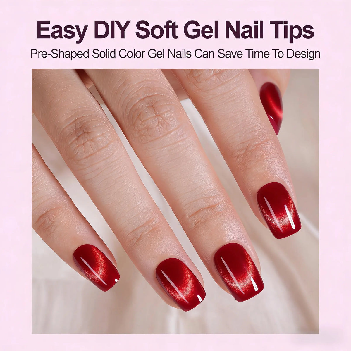 Jsiallye 150Pcs Cat Eye Press on Nails Short Square，Soft Gel Fake Nails, Glossy Glitter Cat Eye Nail Tips for Women and Girls Stick On Nails in 12 colour,summertime nail cateyes nail,salon -quality nails for everyday,gift for women summernail