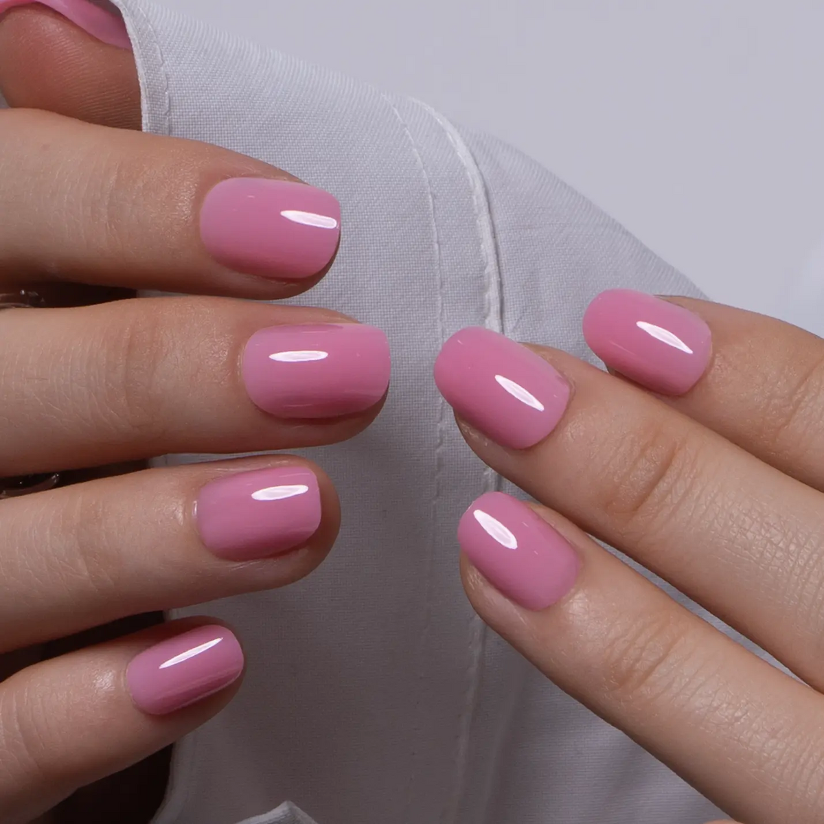 CurvLife Nailora Extra Short Squoval Press-On Nails Collection – 30PCS Soft-Square Shape, Solid Color, French, Ombre and Clean Everyday Styles, Reusable Salon-Look Nails for Daily Wear, Office, Weekend Outfits and Easy Polished Manicures,sohochic